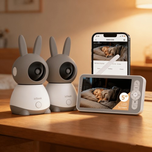 Iegeek babyphone con 2 - 2k,