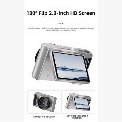 Fotocamera flip screen - , 6400w