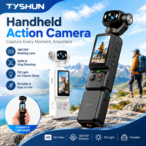Action camera portatile - action, 180°
